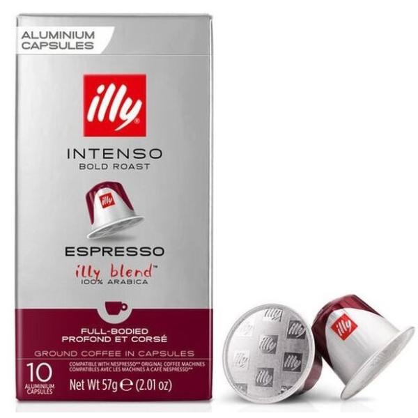 Капсулы Nespresso Illy Intenso 10 шт