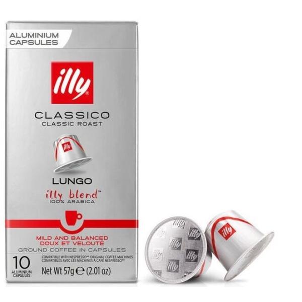 Капсулы Nespresso Illy Classico Lungo 10 шт