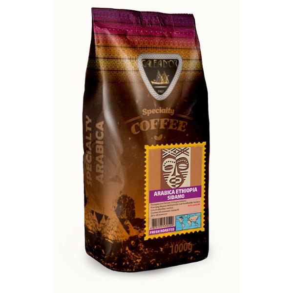 Кофе в зернах Galeador Арабика Эфиопия Сидамо 1 кг 