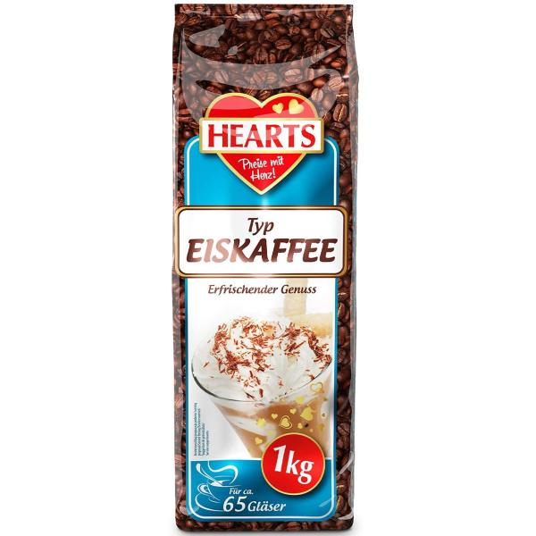 Растворимый кофе Hearts холодный капучино (Eiskaffee) 1 кг 