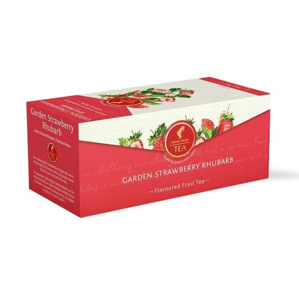 Пакетований фруктовий чай Julius Meinl Полуниця ревінь 25 шт Пакетований фруктовий чай Julius Meinl Полуниця ревінь 25 шт