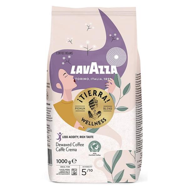 Кофе зерновой LavAzza Tierra Wellness депарафинированный 1 кг