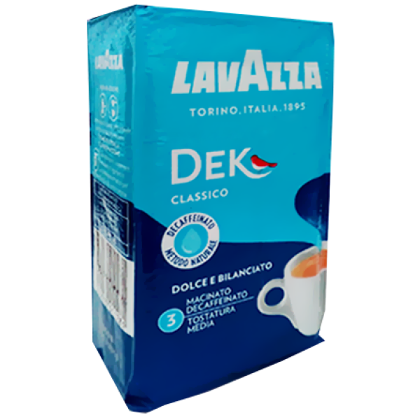 Кофе молотый Lavazza Dek Decaffeinato (без кофеина) 250 г
