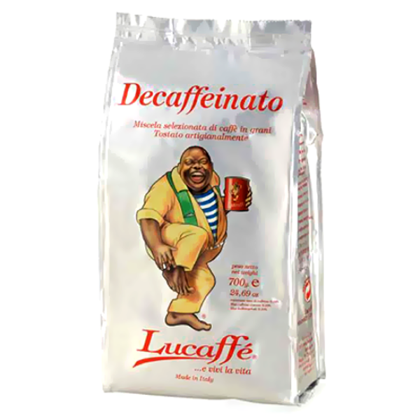 Кофе в зернах Lucaffe Decaffeinato (без кофеина) 700 г