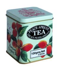 Черный ароматизированный чай в банке Mlesna Peach Apricot 100 г