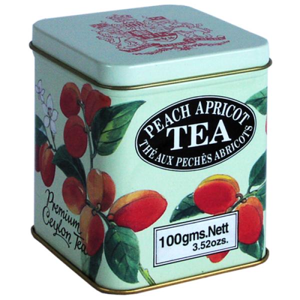 Черный ароматизированный чай в банке Mlesna Peach Apricot 100 г