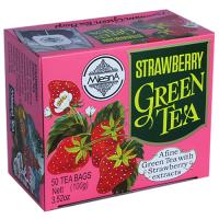 Пакетированный ароматизированный чай Mlesna Зеленый чай Strawberry 50 шт