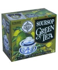 Зеленый чай Mlesna Soursop в пакетиках 50 шт