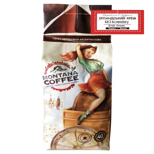 Ароматизированный кофе Montana Coffee Ирландский крем Decaffeinato (без кофеина) 500 г