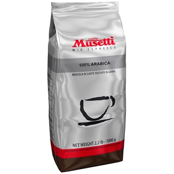 Кофе в зернах Caffe Musetti Арабика 100% 1 кг