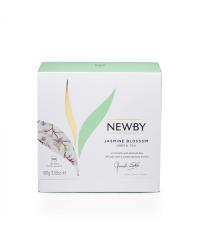 Пакетированный зеленый ароматизированный чай Newby Цветок жасмина 50 шт