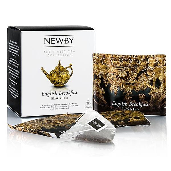 Черный чай Newby Английский завтрак 15 шт (пирамидки)