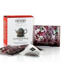 Чай фруктовый Newby Клубника и манго в пирамидках 15 шт
