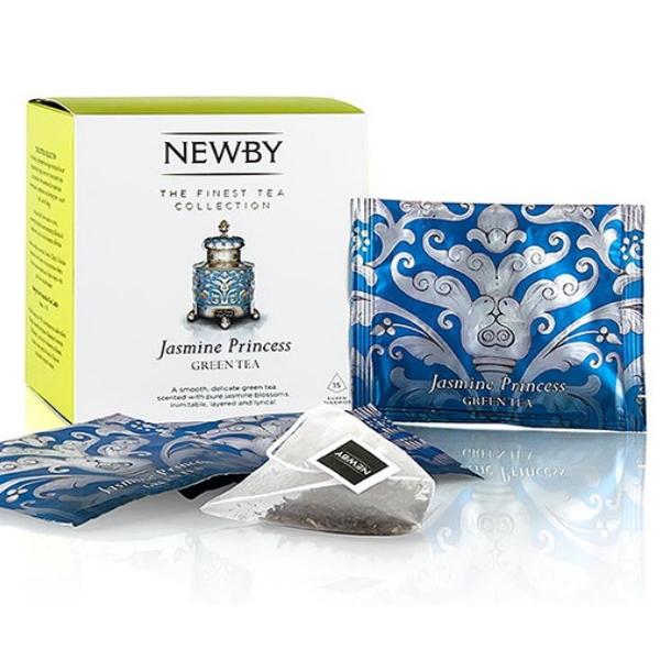 Чай зеленый Newby Жасминовая принцесса в пирамидках 15 шт