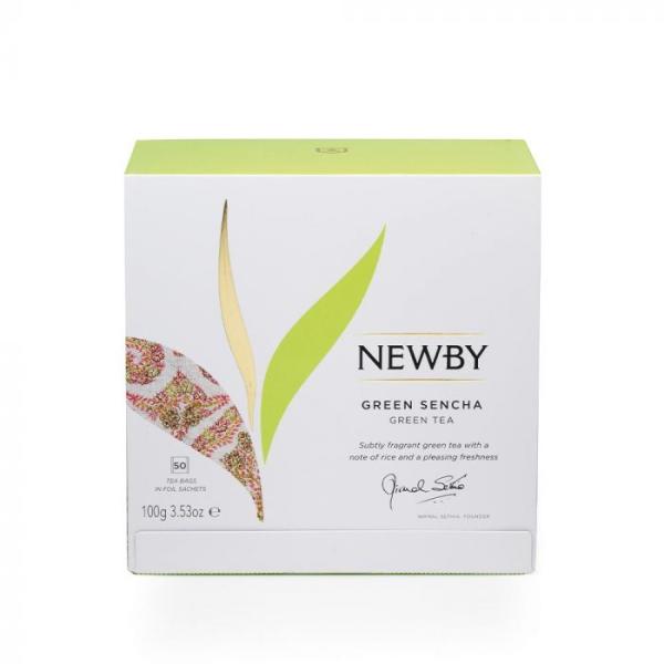 Чай зеленый Newby Зеленая Сенча в пакетиках 50 шт