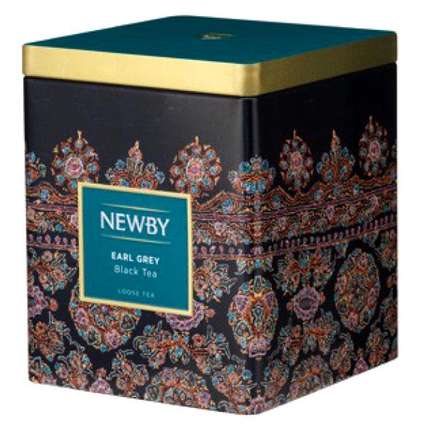 Чай черный ароматизированный Newby Эрл Грей 125 г