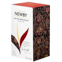 Пакетированный черный чай Newby Индийский завтрак 25 шт