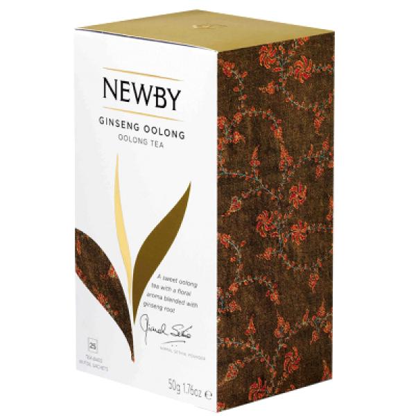 Пакетированный полуферментированный чай Newby Женьшеневый улонг 25 шт