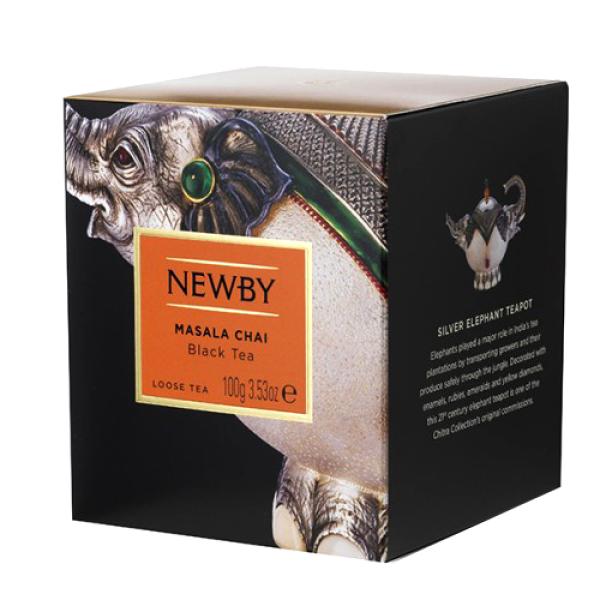 Чай черный ароматизированный Newby Масала чай 100 г