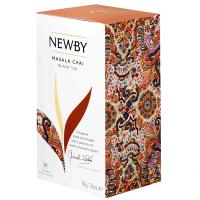 Пакетированный черный ароматизированный чай Newby Масала чай 25 шт