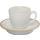 Чашка кофейная Porland Seasons Beige Бежевый 80 мл с блюдцем 120 мм (в наборе 6 шт.)