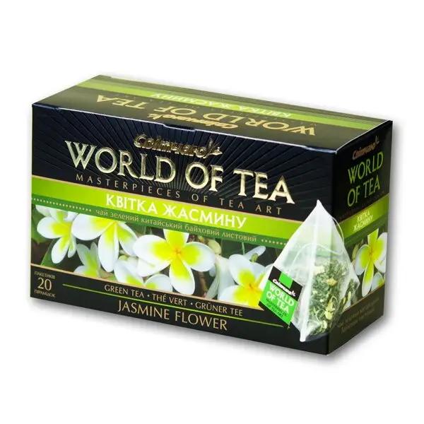 Чай в пирамидках Світ чаю Цветок жасмина 20 шт