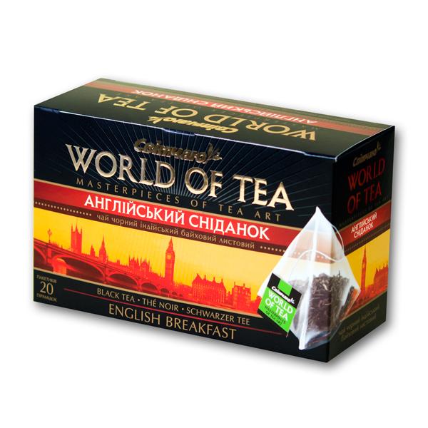 Чай в пирамидках Світ чаю Английский завтрак 20 шт