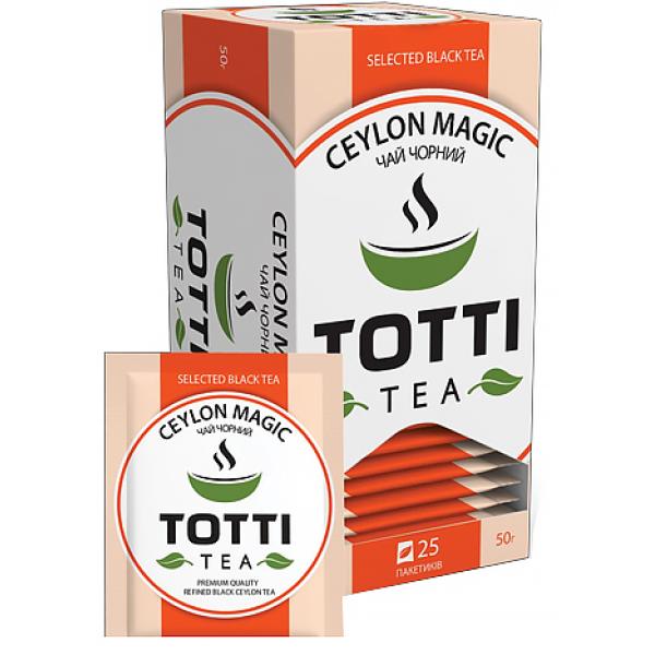 Пакетированный чай Totti Tea Магия Цейлона 25 шт