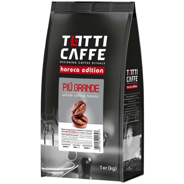 Кава в зернах Totti Caffe Piu Grande 1 кг Кава в зернах Totti Caffe Piu Grande 1 кг